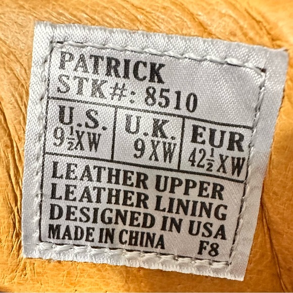 DR COMFORT Pebble Leather Lace Up Shoes Patrick #8510 Size 9.5 XW - Picture 9 of 9